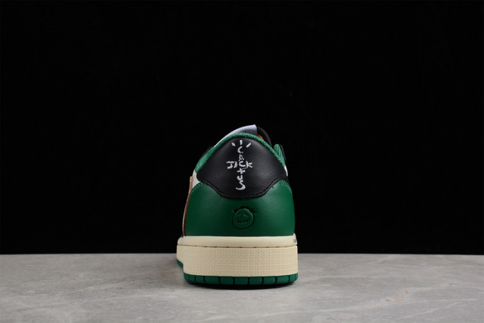 aj1 st travis scott x air jordan 1 retro low green black dm7866-128 - Image 3
