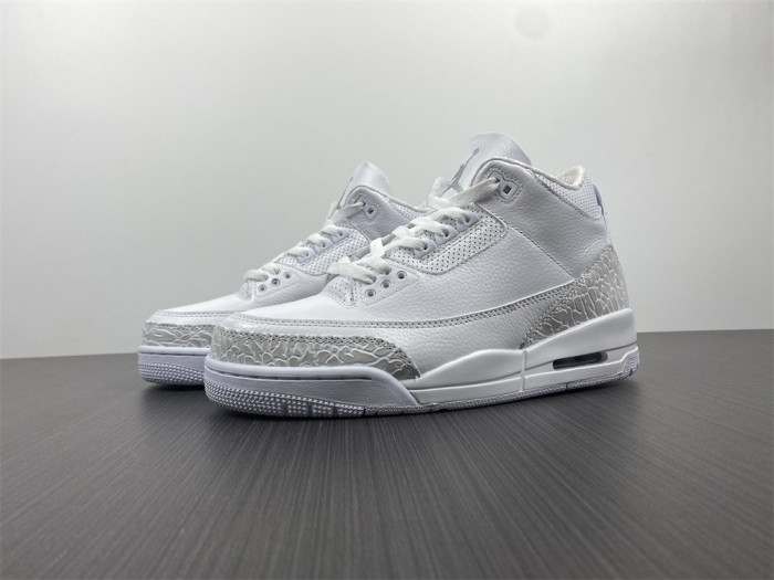 Air Jordan 3 retro pure white 2018 (ps) 429487-111