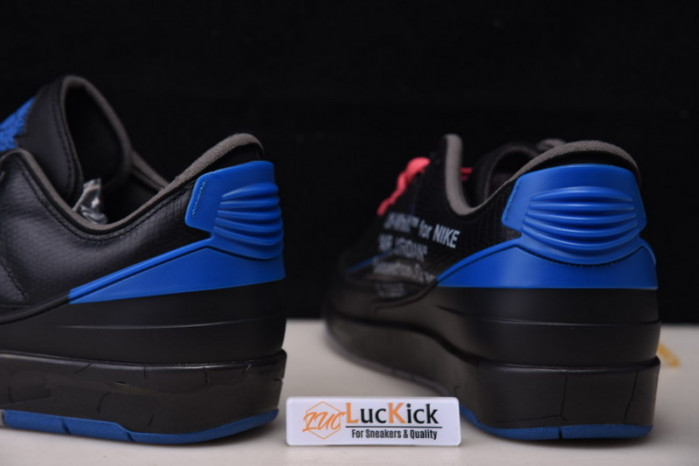 Air Jordan 2 Retro Low SP Ow Black Blue DJ4375-004 - Image 4