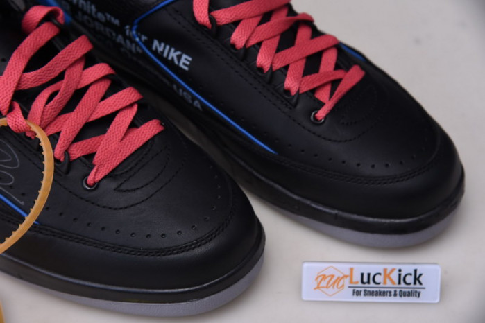 Air Jordan 2 Retro Low SP Ow Black Blue DJ4375-004 - Image 7