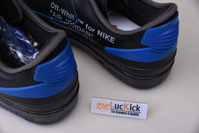 Air Jordan 2 Retro Low SP Ow Black Blue DJ4375-004 - Image 5