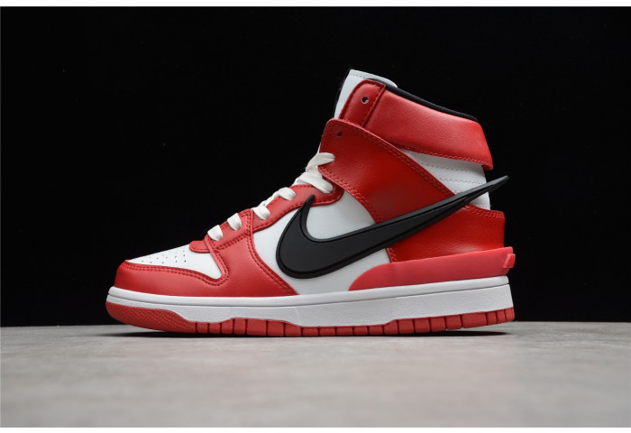 Nike dunk high varsity red black white cu7544-102 - Image 2