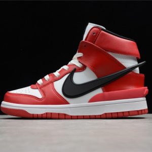 Nike dunk high varsity red black white cu7544-102
