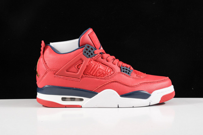 Air Jordan 4 iv retro fiba gym red black white cl1184-617 - Image 4