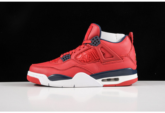 Air Jordan 4 iv retro fiba gym red black white cl1184-617 - Image 2
