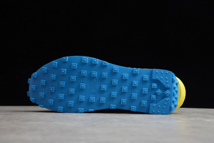 Nike ld waffle x sacai blue yellow unisex running shoes bv5378-8000 - Image 4
