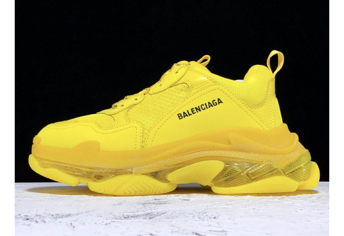 Balenciaga Triple S clear sole yellow 544351 w09o1 6501 - Image 2