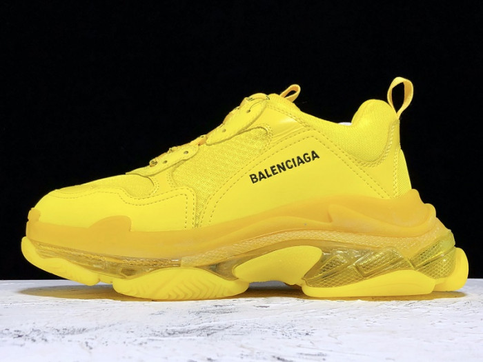 Balenciaga Triple S clear sole yellow 544351 w09o1 6501