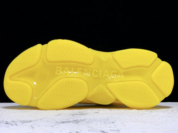 Balenciaga Triple S clear sole yellow 544351 w09o1 6501 - Image 4