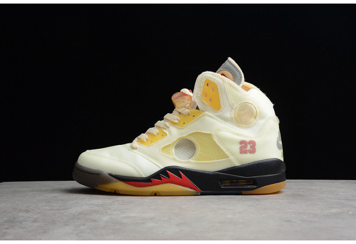 Air Jordan 5 retro ow sail dh8565-100 - Image 2