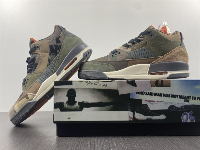 Air Jordan 3 retro patchwork camo do1830-200 - Image 4