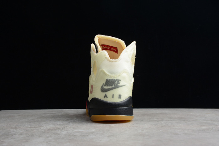 Air Jordan 5 retro ow sail dh8565-100 - Image 3