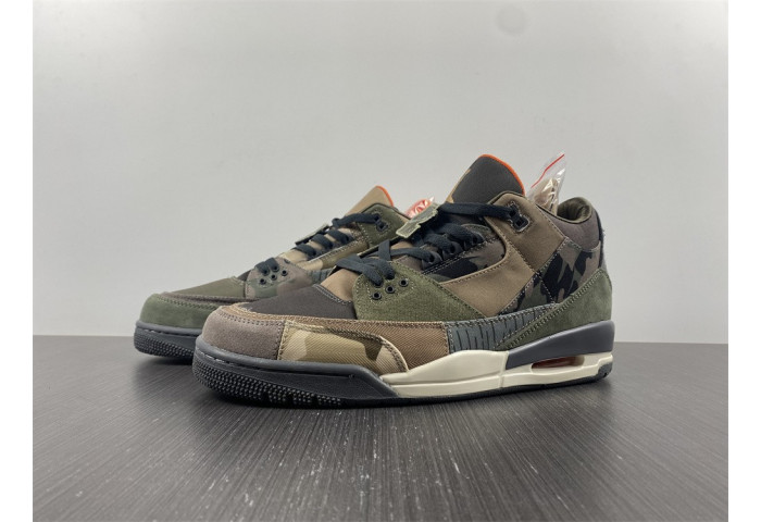 Air Jordan 3 retro patchwork camo do1830-200 - Image 2