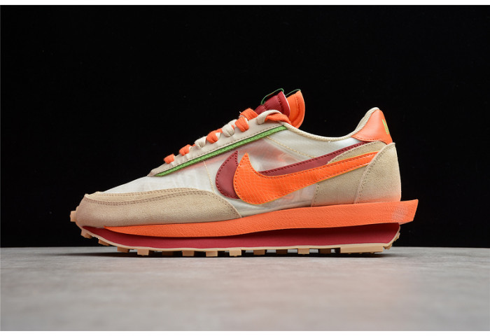 Nike ldwaffle clot sacai net orange blaze dh1347-100 - Image 2