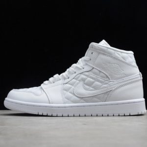 Air Jordan 1 mid quilted white (w) db6078-100