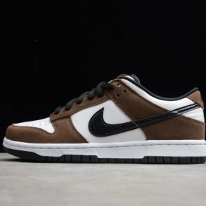 Nike sb dunk low white black trail end brown 304292-102