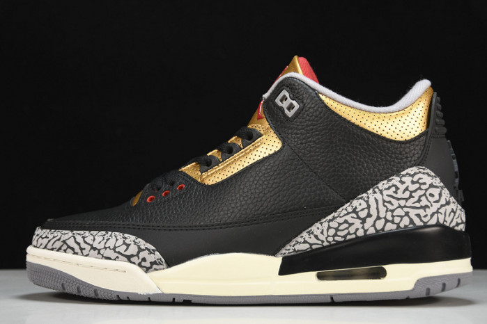 Air Jordan 3 black gold wmns ck9246-067