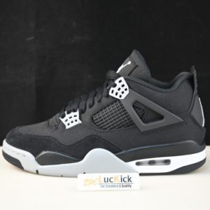 Air Jordan 4 black canvas dh7138-006