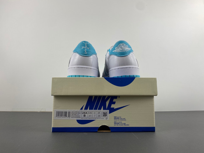 Travis Scott x Air Jordan 1 Low OG DM7866-771 - Image 3