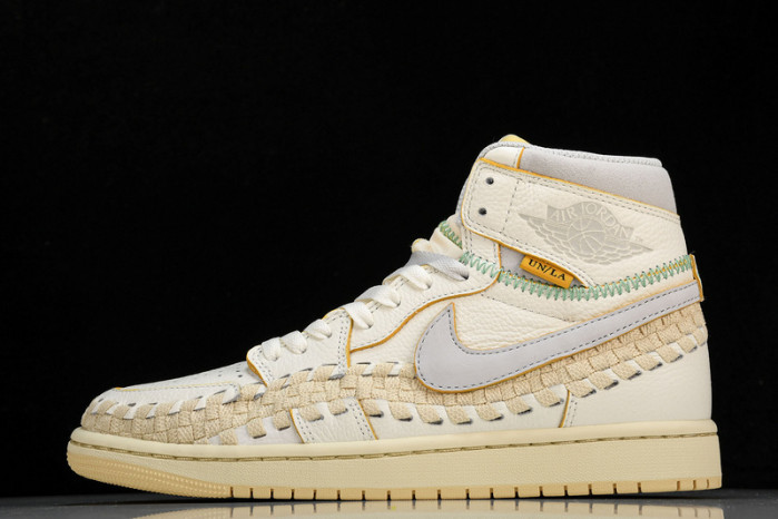 union x air jordan 1 high "woven" fd2565-100