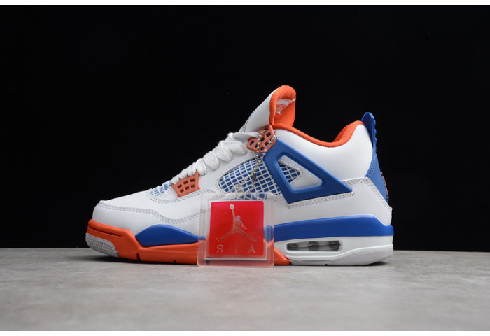 Air Jordan 4 white/bright crimson-royal blue 308497-171 - Image 2