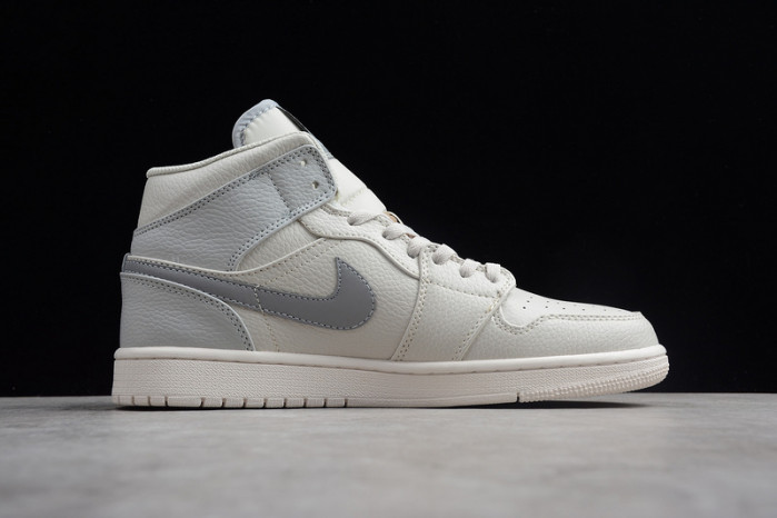 Air Jordan 1 mid light bone 852542-003 - Image 4
