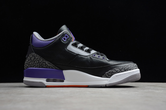 Air Jordan 3 retro black court purple ct8532-050 - Image 4