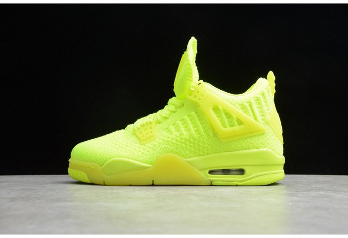 Air Jordan 4 retro flyknit volt aq3559-700 - Image 2