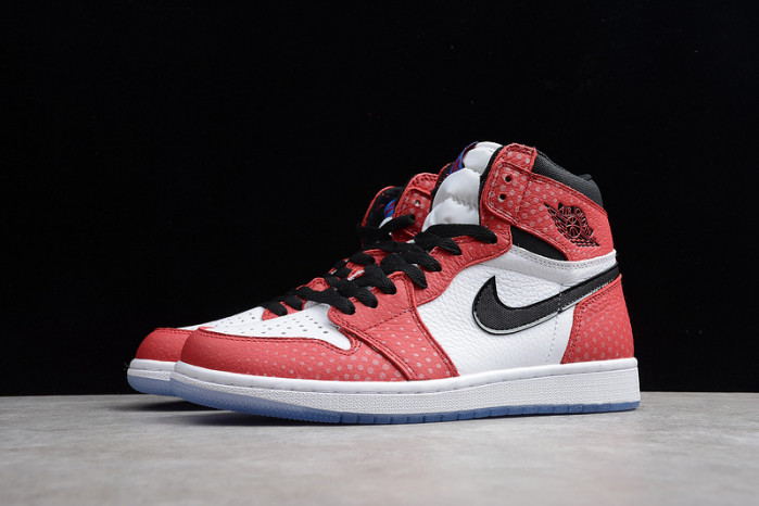 Air Jordan 1 retro high spider man origin story 555088-602 - Image 4
