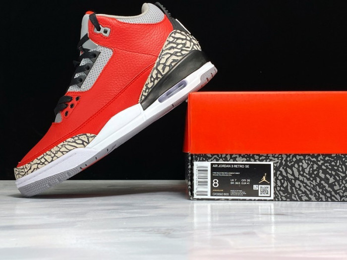 Air Jordan 3 retro fire red cement (nike chi) cu2277-600 - Image 4