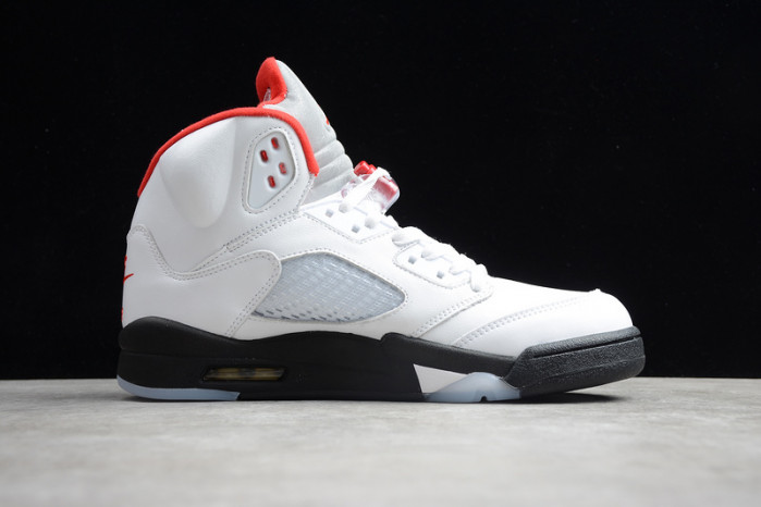 Air Jordan 5 retro fire red silver tongue (2020) da1911-102 - Image 3