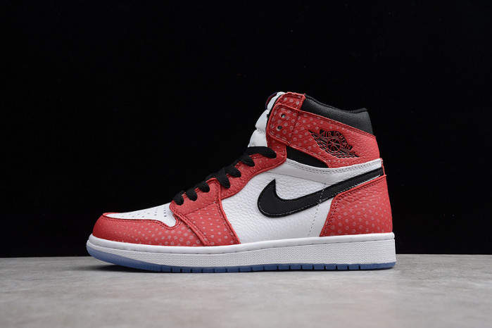 Air Jordan 1 retro high spider man origin story 555088-602