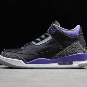 Air Jordan 3 retro black court purple ct8532-050