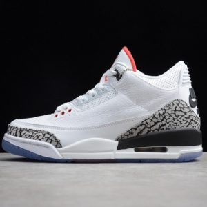 Air Jordan 3 retro free throw line white cement 923096-101