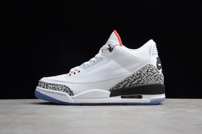 Air Jordan 3 retro free throw line white cement 923096-101