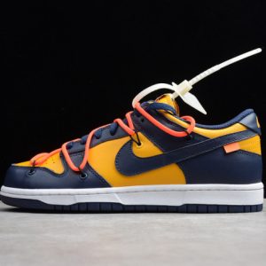 Nike Dunk Low ow university gold midnight navy Off-White CT0856-700