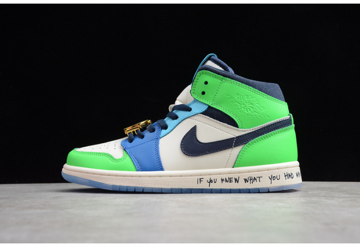Air Jordan 1 mid SE fearless melody ehsani (w) cq7629-100 - Image 2