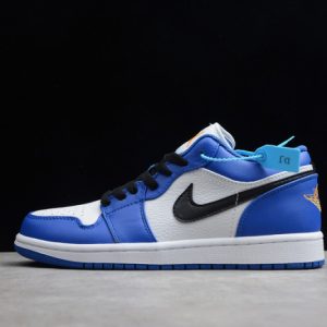 Air Jordan 1 low hyper royal orange peel 553558-401