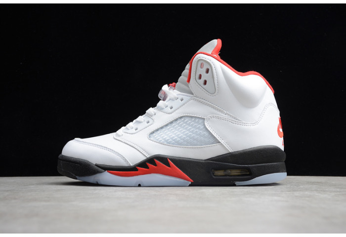 Air Jordan 5 retro fire red silver tongue (2020) da1911-102 - Image 2