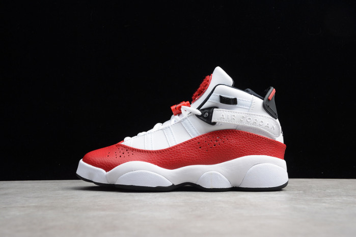 Air Jordan 6 rings white university red 322992-120