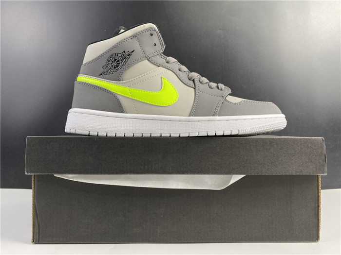 Air Jordan 1 mid gunsmoke volt 554724-072 - Image 3