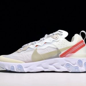Nike react element 87 sail light bone aq1090-100