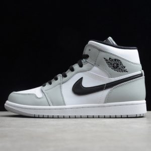 Air Jordan 1 mid light smoke grey 554724-092
