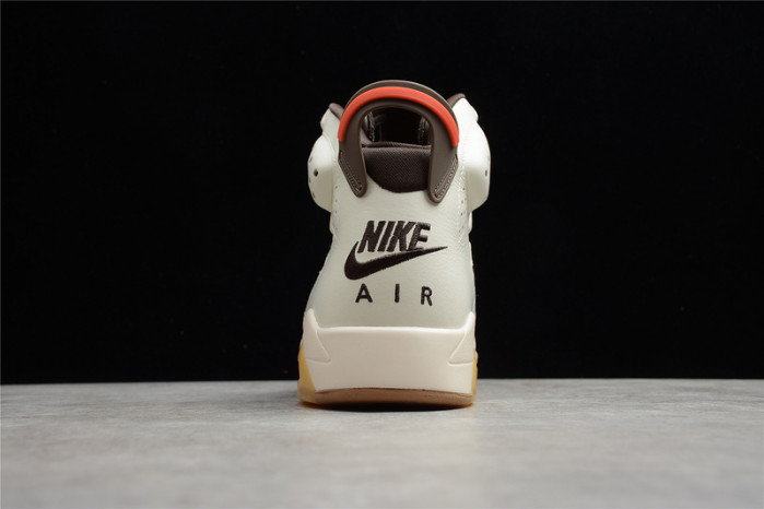 Air Jordan 6 retro quai54 sail brown (2020) cz4152-100 - Image 3