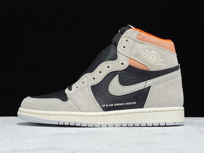 Air Jordan 1 retro high neutral grey hyper crimson 555088-018