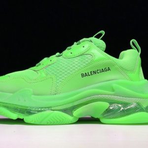 Balenciaga Triple S neon green clear sole 541624 w09ol 3801