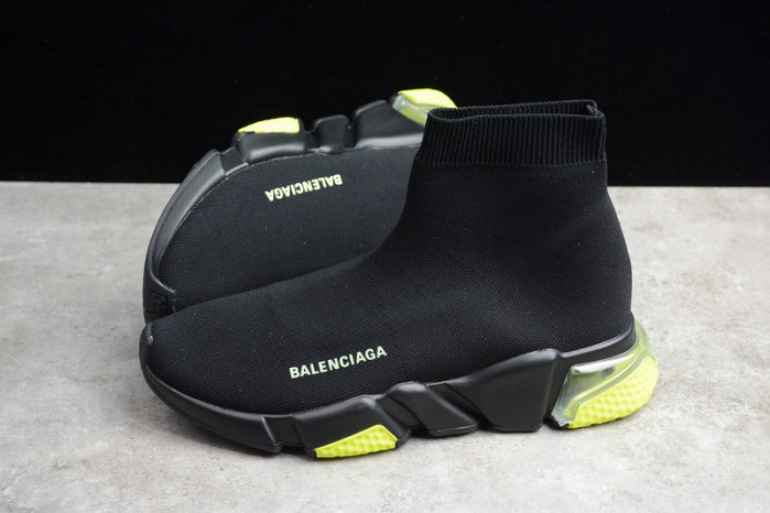 Balenciaga sneaker Speed high noir and vert 360-517319w07u01007 - Image 4