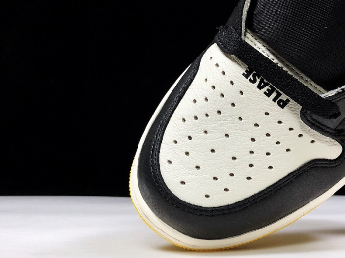 Air Jordan 1 retro high "not for resale" varsity maize 861428-107 - Image 4