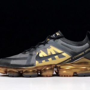 Nike air vapormax 2019 black metallic gold ar6631-002