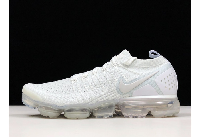 Nike air vapormax flyknit 2 white vast grey 942842-105 - Image 2